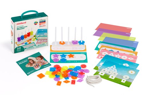 MINILAND - JUEGO ED. TRANS.SORT&COUNT ABACO (Ref.32166)