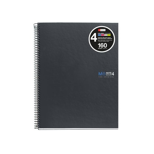 MIQUELRIUS - BLOC NOTEBOOK 4 micro.tapa DURA A4 160h CUADRIC.5x5 (Ref.2107)