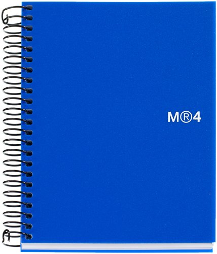 MIQUELRIUS - BLOC NOTEBOOK 4 micro.tapa PP A7 100h CUADRIC.5x5 AZUL (Ref.2555)