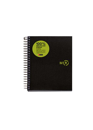 MIQUELRIUS - CUADERNO 100% RECICLADO NB-4 A5 120HOJAS TAPAS POLIPROPILENO (Ref.6039)