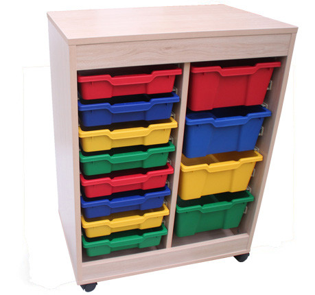 MOBEDUC - CUBETERO DOBLE ACCESO, 2 COLUMNAS HAYA (Ref.600823HR18)