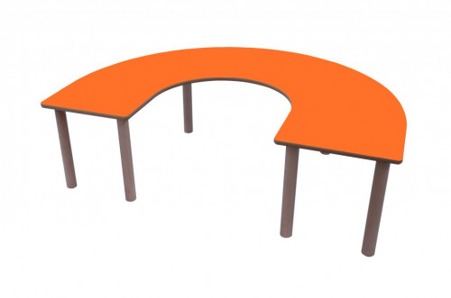 MOBEDUC - MESA EN "U" 150X120 CM (TALLA 0 - 3) HAYA (Ref.600556.12H140)