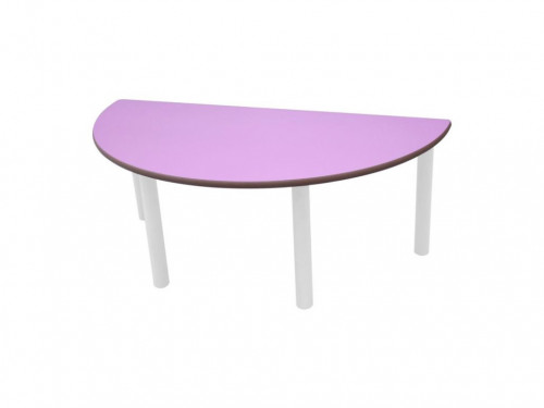 MOBEDUC - MESA SEMIREDONDA 120 CM (TALLA 1 - 3) HAYA (Ref.500106B181)