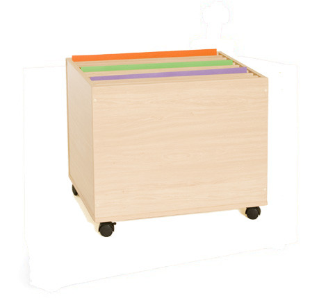 MOBEDUC - MUEBLE ARCHIVADOR DE CARTULINAS VERTICAL HAYA (Ref.600909HR18)