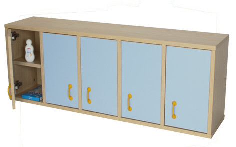 MOBEDUC - MUEBLE CASILLERO 10 CASILLAS CON PUERTA HAYA (Ref.600712HS18)