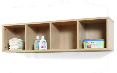 MOBEDUC - MUEBLE CASILLERO 4 CASILLAS 120-30 HAYA (Ref.600705H18)