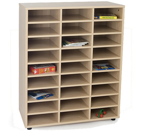 MOBEDUC - MUEBLE INTERMEDIO 27 CASILLAS HAYA (Ref.600814HP18)