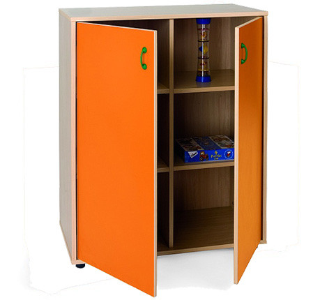 MOBEDUC - MUEBLE INTERMEDIO ARMARIO 6 CASILLAS HAYA (Ref.600806HPS18)