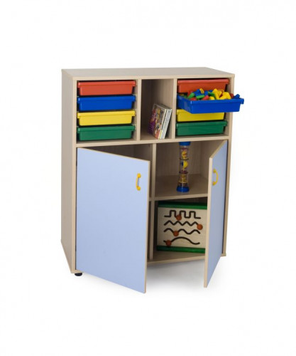 MOBEDUC - MUEBLE INTERMEDIO ARMARIO Y CUBETERO 900 HAYA (Ref.600817HPS18)
