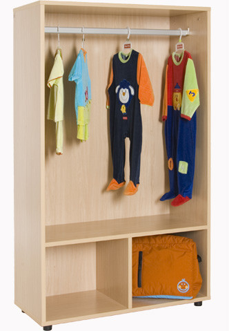 MOBEDUC - MUEBLE PERCHERO ABIERTO CON BARRA HAYA (Ref.600617HP18)