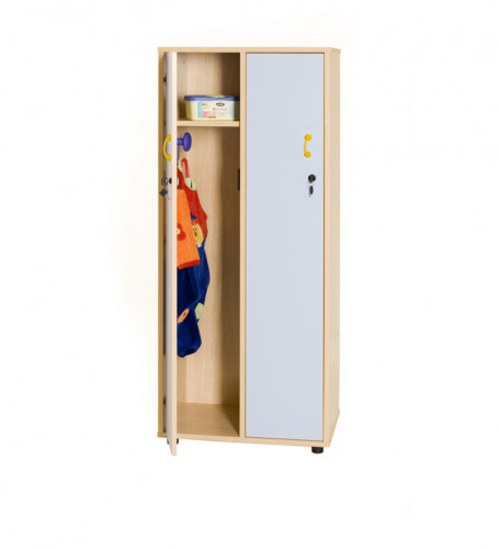 MOBEDUC - MUEBLE TAQUILLA 2 NIÑOS 147 CM ALTO CON LLAVE HAYA (Ref.600615HPC18)
