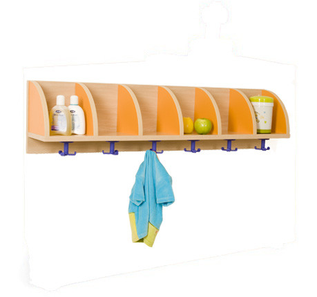 MOBEDUC - PERCHERO QUESITOS 6 CASILLAS LAT MEDIA LUNA HAYA (Ref.600620AH18)