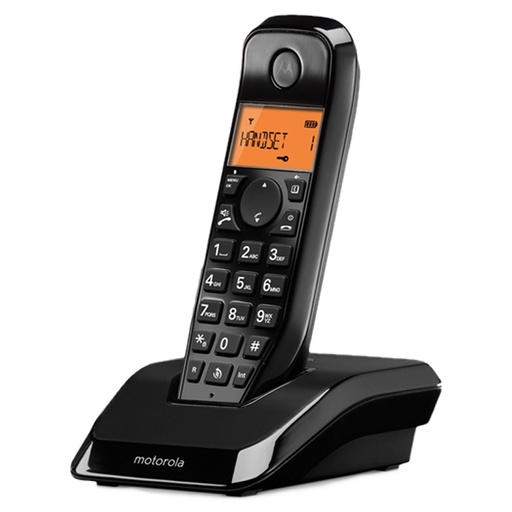 MOTOROLA - S1201 Telefono DECT Negro (Ref.C69000D48O1AES03)