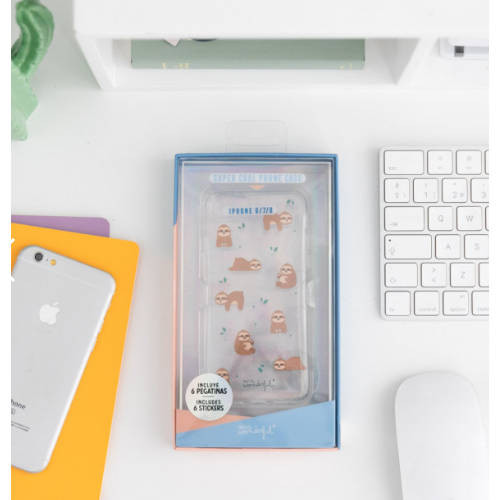 MR. WONDERFUL - CARCASA IPHONE 6/7/8 SLOW COLLECTION-CASE SLOTH (Ref.WOA09609EM)