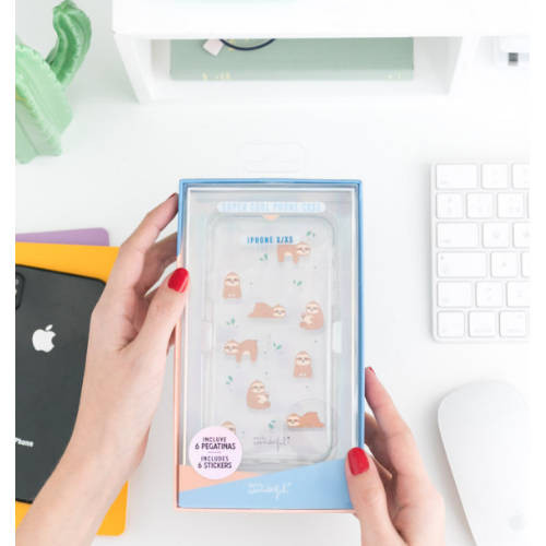 MR. WONDERFUL - CARCASA PARA IPHONE X/XS SLOW COLLECTION-CASE SLOTH (Ref.WOA09852EM)