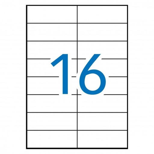 MULTI3 - ETIQUETAS 105X37 100 HOJAS (Ref.4708)