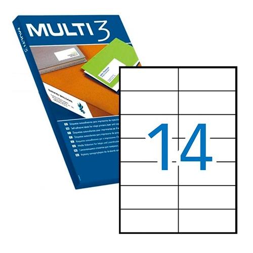 MULTI3 - ETIQUETAS 105X42,4 100 HOJAS (Ref.4710)