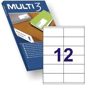 MULTI3 - ETIQUETAS 105X48 100 HOJAS (Ref.4711)