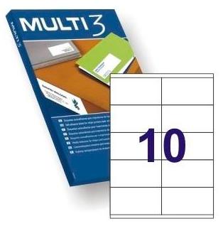 MULTI3 - ETIQUETAS 105X57 500 HOJAS (Ref.10529)
