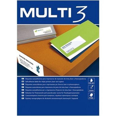 MULTI3 - ETIQUETAS 52,5X21.2MM 100 HOJAS (Ref.10491)