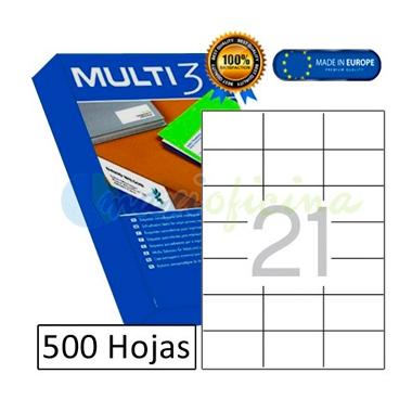 MULTI3 - ETIQUETAS 70X42,4 500 HOJAS (Ref.10519)