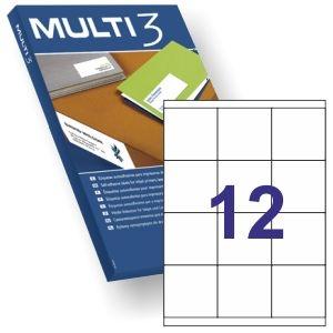 MULTI3 - ETIQUETAS 70X67,7 100 HOJAS (Ref.4718)