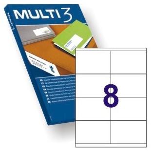 MULTI3 - ETIQUETAS 97,0X67,7 100 HOJAS (Ref.10498)