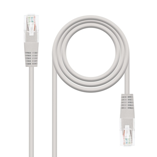 NANOCABLE - CABLE RED LATIGUILLO RJ45 CAT.6 UTP AWG24, 25 CM (Ref.10.20.0400-L25)