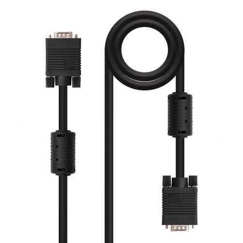 NANOCABLE - Cable Conmutador Vga 10 M Negro (Ref.10.15.0110)