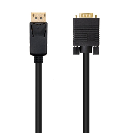 NANOCABLE - Cable conversor DISPLAYPORT a VGA, DP/M - VGA/M, Negro, 2.0 M (Ref.10.15.4402)