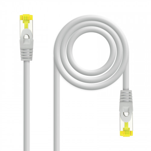 NANOCABLE - Cable de red latiguillo RJ45 LSZH Cat.6A SFTP AWG26, Gris, 10 m (Ref.10.20.1910)