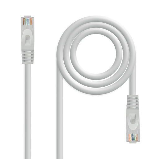 NANOCABLE - Cable de red latiguillo RJ45 LSZH CAT.6A UTP AWG24, Gris, 1.5 m (Ref.10.20.1801-L150)