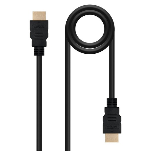 NANOCABLE - Cable HDMI V1.4 Alta Velocidad / HEC), A/M-A/M, Negro, 1.5 m (Ref.10.15.1701)