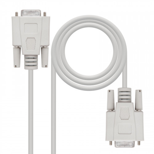NANOCABLE - CABLE SERIE NULL MODEM, DB9/H-DB9/H, 1.8 M (Ref.10.14.0602)