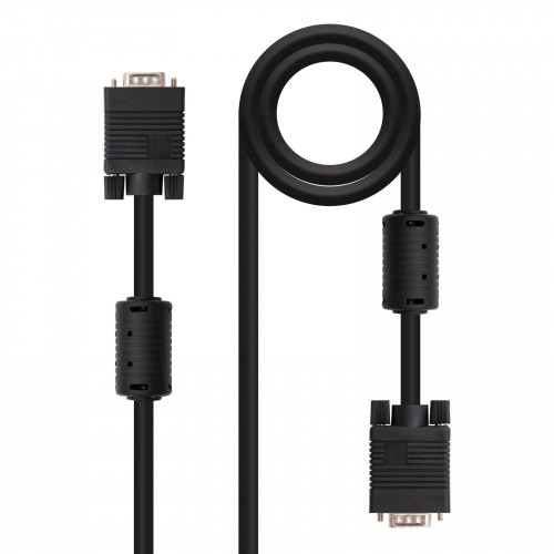 NANOCABLE - CABLE SVGA CON FERRITA HDB15/M-HDB15/M 1.8 M (Ref.10.15.0102)