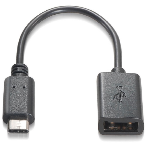 NANOCABLE - Cable USB 2.0 3A, USB-C/M-A/F, 15cm (Ref.10.01.2400)