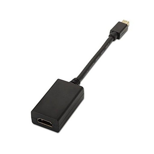 NANOCABLE - CONVERSOR MINI DP A SVGA MINI DP/M-SVGA/H NEGRO 15 CM (Ref.10.16.0102)