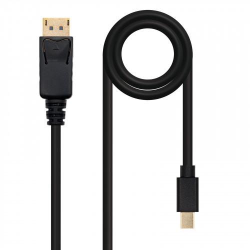 NANOCABLE - DisplayPort, 2m Mini DisplayPort Negro (Ref.10.15.2402)