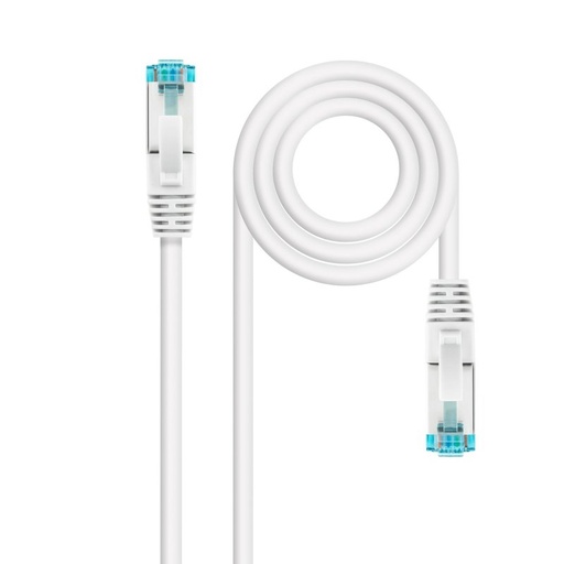 NANOCABLE - Latiguillo Cat. 7 LSZH/SFTP 2M Blanco (Ref.10.20.1702-W)