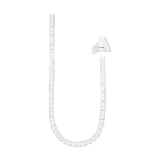 NANOCABLE - Organizador cables flex. 25mm 1 M Blanco (Ref.10.36.0001-W)