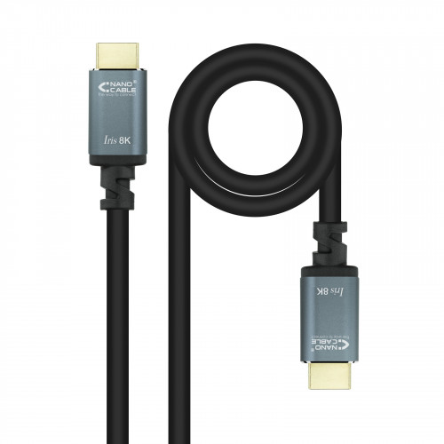 NANOCABLE - TooQ cable HDMI 2 m HDMI tipo A (Estándar) Negro (Ref.10.15.8002)
