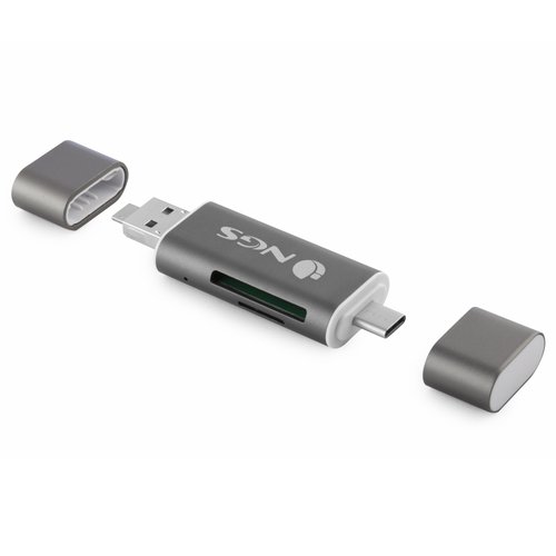 NGS - LECTOR DE TARJETAS USB TIPO C 5 EN 1 (Ref.ALLYREADER)