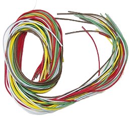 NIEFENVER - CORDONES ALGODON 72 CM BOLSA DE 25 UNIDADES 5 COLORES SURTIDOS (Azul, Verde, Rojo, Amarillo y Negro) (Ref.0900185)