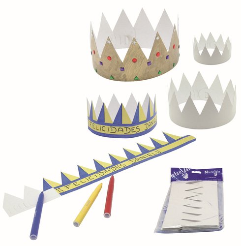 NIEFENVER - CORONA CELEBRACION para DECORAR PACK de 12 (Ref.1200106)