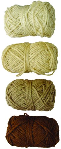 NIEFENVER - OVILLO LANA 28gr. TONO MARRON PACK DE 4 (Ref.1100101)