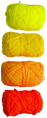 NIEFENVER - OVILLOS LANA 28gr.TONOS AMARILLOS PACK DE 4 (Ref.1100105)