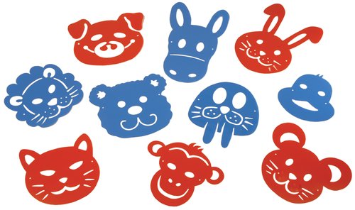 NIEFENVER - PLANTILLAS PARA CARETAS BOLSA de 10 (Ref.800108)