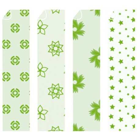 NIEFENVER - SCRAPBOOKING CARTULINA IMPRESA 24x32 cm 180gr. VERDE-1 (4 mod.) BLISTER de 8 (Ref.1400137)