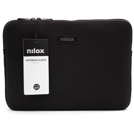 NILOX - FUNDA COLOR SLEEVE PORTÁTIL DE 13,3? NEGRA (Ref.NXF1301)