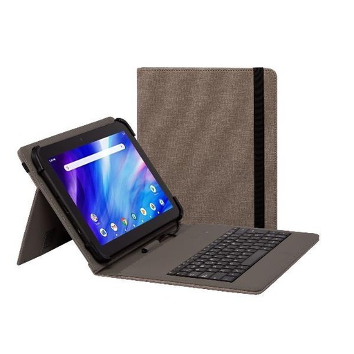 NILOX - FUNDA TABLET 9,7" A 10´5" CON TECLADO USB GRIS (Ref.NXFU004)